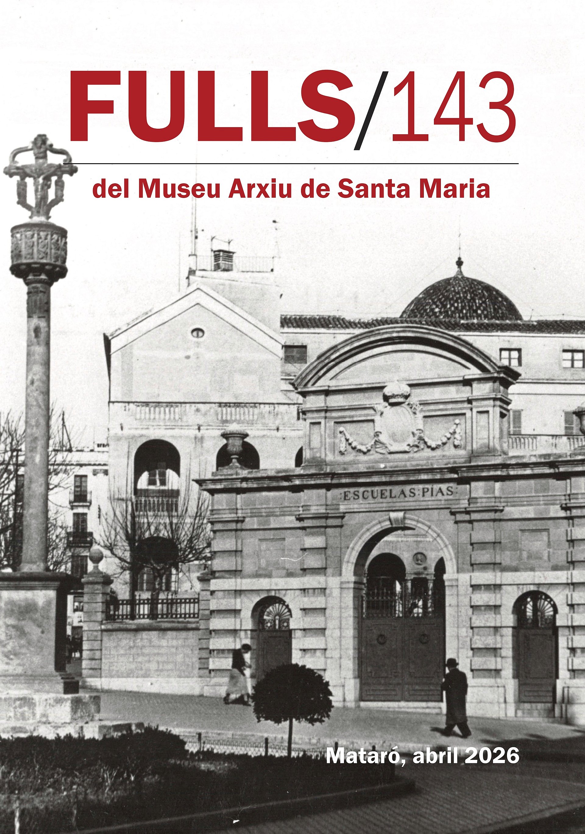 Presentació del núm.143 de la revista <i>Fulls</i>, dijous 21 de maig